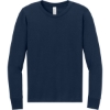 Custom BELLA+CANVAS Youth Jersey Long Sleeve Tee Navy Blue