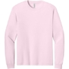 Custom BELLA+CANVAS Unisex 6-Ounce Heavyweight Long Sleeve Tee Soft Pink