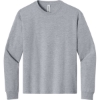 Custom BELLA+CANVAS Youth 6-Ounce Heavyweight Long Sleeve Tee Athletic Heather Gray