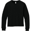 Custom BELLA+CANVAS Youth 6-Ounce Heavyweight Long Sleeve Tee Black