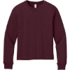Custom BELLA+CANVAS Youth 6-Ounce Heavyweight Long Sleeve Tee Maroon Red