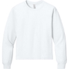 Custom BELLA+CANVAS Youth 6-Ounce Heavyweight Long Sleeve Tee White