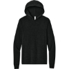 Custom BELLA+CANVAS Unisex Jersey Long Sleeve Hoodie. CharBlkTB