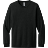 Custom BELLA+CANVAS Unisex Triblend Long Sleeve Tee BlkHthrTB