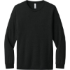 Custom BELLA+CANVAS Unisex Triblend Long Sleeve Tee CharBlkTB