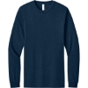 Custom BELLA+CANVAS Unisex Triblend Long Sleeve Tee SldNavyTB