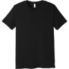 Custom BELLA+CANVAS Unisex Poly-Cotton Short Sleeve Tee. Black