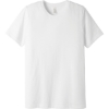 Custom BELLA+CANVAS Unisex Poly-Cotton Short Sleeve Tee. White