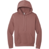 Custom BELLA+CANVAS Unisex Sponge Fleece Pullover DTM Hoodie. Mauve Pink