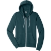 Custom BELLA+CANVAS Unisex Sponge Fleece Full-Zip Hoodie. Atlantic Blue