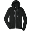 Custom BELLA+CANVAS Unisex Sponge Fleece Full-Zip Hoodie. Vintage Black