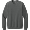 Custom BELLA+CANVAS Unisex Sponge Fleece Raglan Sweatshirt. Asphalt Gray