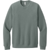 Custom BELLA+CANVAS Unisex Sponge Fleece Raglan Sweatshirt. Blue Storm