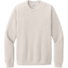 Custom BELLA+CANVAS Unisex Sponge Fleece Raglan Sweatshirt. Heather Dust Gray