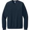 Custom BELLA+CANVAS Unisex Sponge Fleece Raglan Sweatshirt. Navy Blue