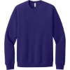 Custom BELLA+CANVAS Unisex Sponge Fleece Raglan Sweatshirt. Team Purple