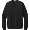 Custom BELLA+CANVAS Unisex Sponge Fleece Raglan Sweatshirt. Vintage Black