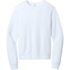 Custom BELLA+CANVAS Unisex Sponge Fleece Classic Crewneck Sweatshirt White