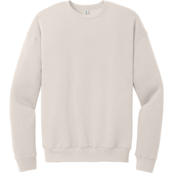 Custom BELLA+CANVAS Unisex Sponge Fleece Drop Shoulder Sweatshirt. Heather Dust Gray