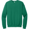 Custom BELLA+CANVAS Unisex Sponge Fleece Drop Shoulder Sweatshirt. Kelly Green