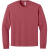 Custom BELLA+CANVAS Unisex 7.5-Ounce Heavyweight Long Sleeve Tee Vintage Red