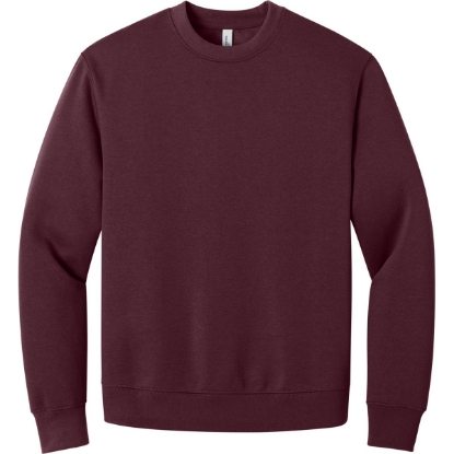 Custom BELLA+CANVAS Unisex 10-Ounce Heavyweight Crewneck Sweatshirt Maroon Red