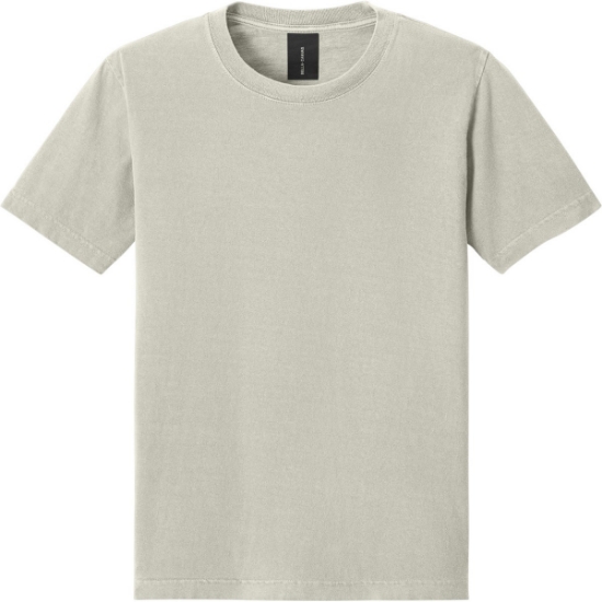 Custom BELLA+CANVAS Unisex Heavyweight Garment-Dyed Tee Washed Thyme White