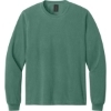 Custom BELLA+CANVAS Unisex Heavyweight Garment-Dyed Long Sleeve Tee Washed Pine Green