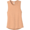 Custom BELLA+CANVAS Womens Jersey Muscle Tank. Ht Peach