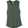 Custom BELLA+CANVAS Womens Jersey Muscle Tank. Military Green