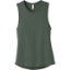Custom BELLA+CANVAS Womens Jersey Muscle Tank. Military Green