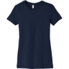 Custom BELLA+CANVAS Womens Slim Fit Tee. Navy Blue