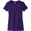 Custom BELLA+CANVAS Womens Slim Fit Tee. Team Purple