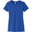 Custom BELLA+CANVAS Womens Slim Fit Tee. True Royal Blue