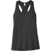 Custom BELLA+CANVAS Womens Jersey Racerback Tank. Dark Grey Ht