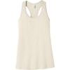 Custom BELLA+CANVAS Womens Jersey Racerback Tank. Natural Beige
