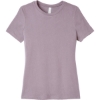 Custom BELLA+CANVAS Womens Relaxed Jersey Short Sleeve Tee. Orchid Purple