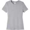 Custom BELLA+CANVAS Womens Relaxed Jersey Short Sleeve Tee. SldAthGrey