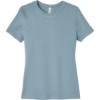Custom BELLA+CANVAS Womens Relaxed Jersey Short Sleeve Tee. Vintage Denim
