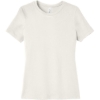 Custom BELLA+CANVAS Womens Relaxed Jersey Short Sleeve Tee. Vintage White