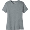 Custom BELLA+CANVAS Womens Relaxed Triblend Tee AthlGreyTB