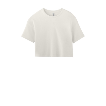 Custom BELLA+CANVAS Womens Jersey Crop Tee Vintage White