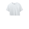 Custom BELLA+CANVAS Womens Jersey Crop Tee White