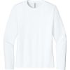 Custom BELLA+CANVAS Womens Jersey Long Sleeve Tee White