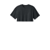 Custom BELLA+CANVAS Womens Heavyweight Garment-Dyed Cropped Tee Washed Black