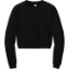 Custom BELLA+CANVAS Womens Raglan Pullover Sponge Fleece Black