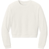 Custom BELLA+CANVAS Womens Raglan Pullover Sponge Fleece Vintage White