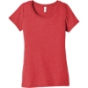 Custom BELLA+CANVAS Womens Triblend Short Sleeve Tee. Red TB