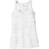Custom BELLA+CANVAS Womens Flowy Racerback Tank. White Marble