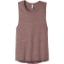 Custom BELLA+CANVAS Womens Flowy Scoop Muscle Tank. Mauve Slub